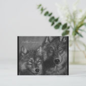 Wolf Briefkaart (Staand voorkant)