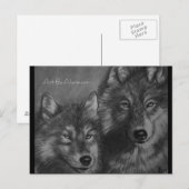 Wolf Briefkaart (Voorkant / Achterkant)