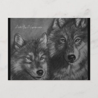 Wolf Briefkaart