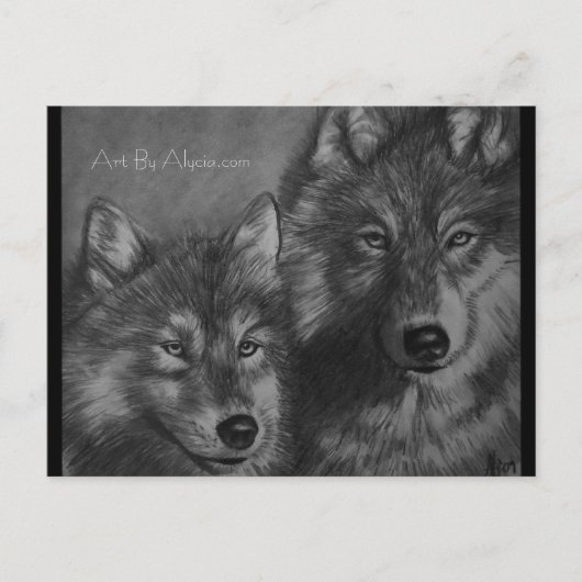Wolf Briefkaart (Voorkant)