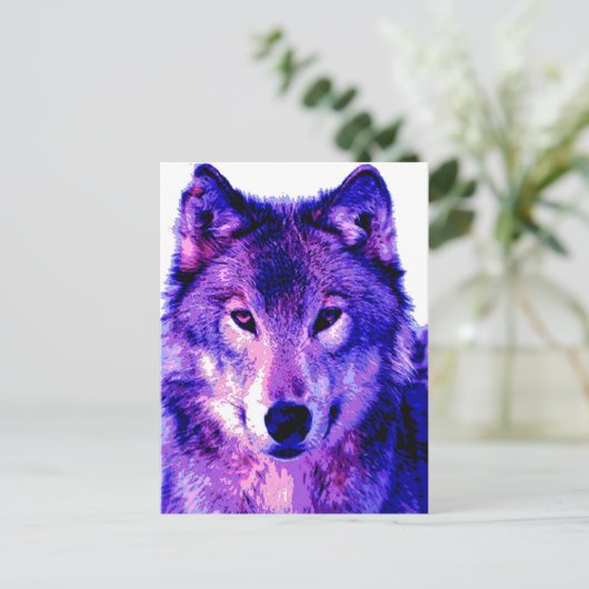 Wolf Briefkaart (Staand voorkant)