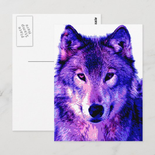 Wolf Briefkaart (Voorkant / Achterkant)