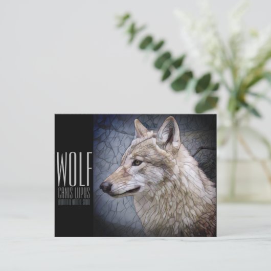 Wolf (Briefkaart) Briefkaart (Staand voorkant)