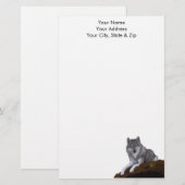 Wolf Briefpapier (Voorkant / Achterkant)