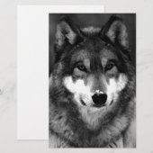 Wolf Briefpapier (Voorkant / Achterkant)