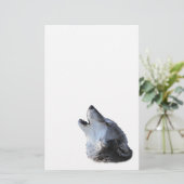 wolf briefpapier (Staand voorkant)