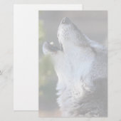 wolf briefpapier (Voorkant / Achterkant)