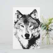 Wolf Briefpapier (Staand voorkant)