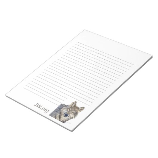 Wolf Briefpapier Notitieblok (Schuin)