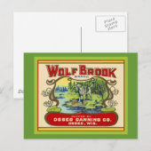 Wolf Brook Wisconsin Briefkaart (Voorkant / Achterkant)