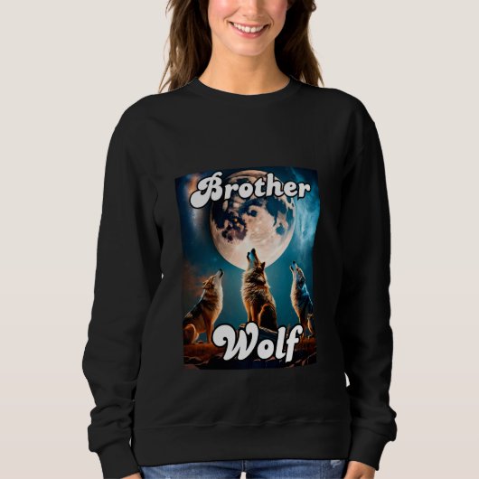 Wolf Brother Matching Tribe Wolves Camping Pack Mo Trui (Voorkant)