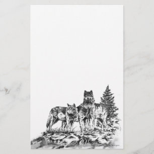 Wolf Brothers Briefpapier