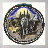 Wolf Brothers Lakota Artist Print (Voorkant)