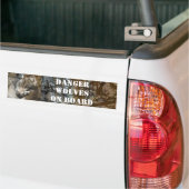 wolf bumpersticker (Op Truck)