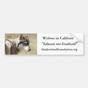 Wolf Bumpersticker