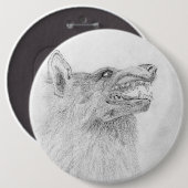 Wolf Button (Voorkant /achterkant)