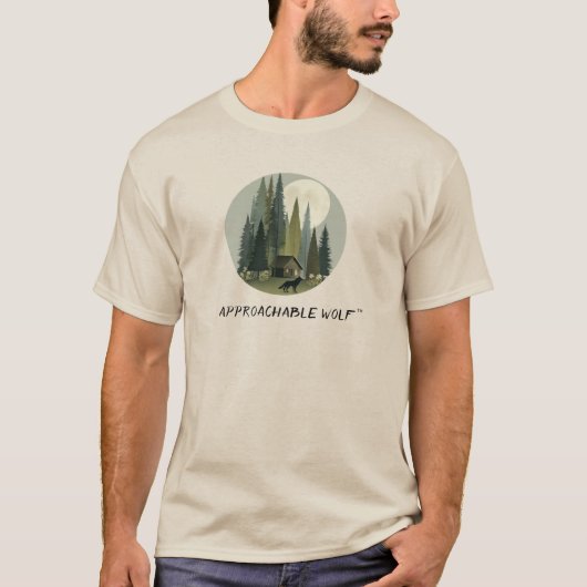 Wolf Cabin : Benaderbare Wolf T-shirt (Voorkant)