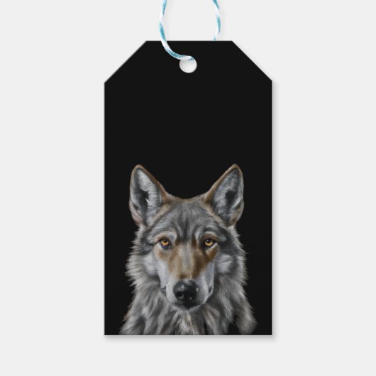 Wolf Cadeaulabel (Voorkant)