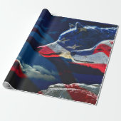 Wolf Cadeaupapier (Uitgerold)