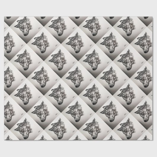 Wolf Cadeaupapier (Vlak)
