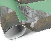 Wolf Cadeaupapier (Rol Hoek)