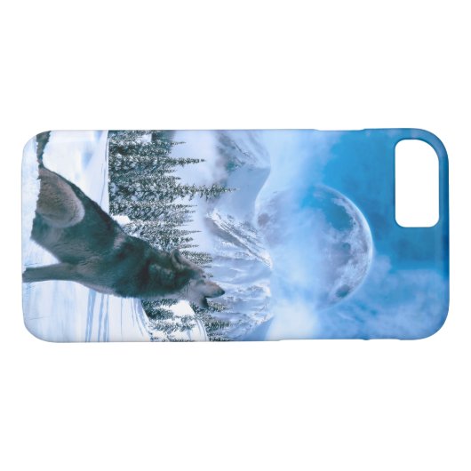 Wolf Call Case-Mate iPhone Case (Achterkant (Horizontaal))