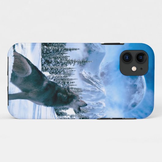 Wolf Call Case-Mate iPhone Case (Achterkant (horizontaal))