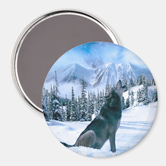 Wolf Call Magneet (Voorkant / Achterkant)