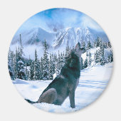 Wolf Call Magneet (Voorkant)