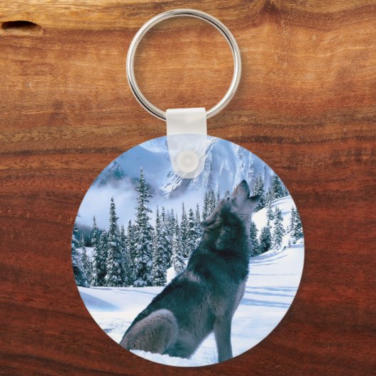 Wolf Call Sleutelhanger (Voorkant)