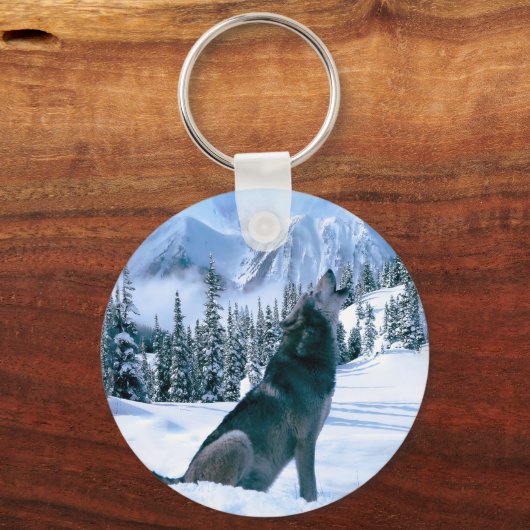 Wolf Call Sleutelhanger (Voorkant)