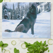 Wolf Call Theedoek (Gevouwen)