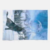 Wolf Call Theedoek (Horizontaal)