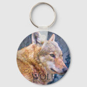 WOLF [Can key chain] Sleutelhanger (Voorkant)