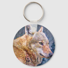 WOLF [Can key chain] Sleutelhanger