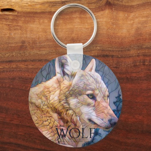 WOLF [Can key chain] Sleutelhanger (Voorkant)