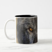 Wolf (Canis Lupus) Tweekleurige Koffiemok (Links)
