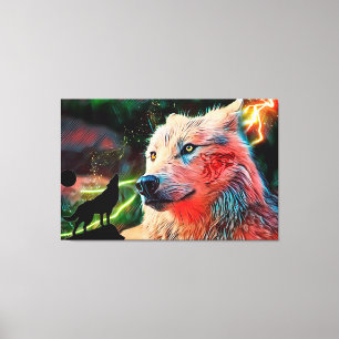 Wolf Canvas Afdruk