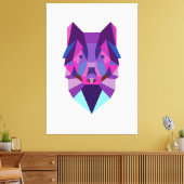Wolf Canvas Afdruk (Insitu (Woonkamer))