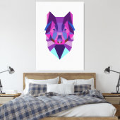 Wolf Canvas Afdruk (Insitu (Slaapkamer))