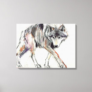Wolf Canvas Afdruk