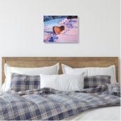 Wolf Canvas Afdruk (Insitu (Slaapkamer))