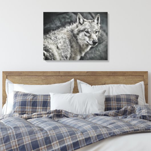 WOLF:Canvas Print (Insitu (Slaapkamer))