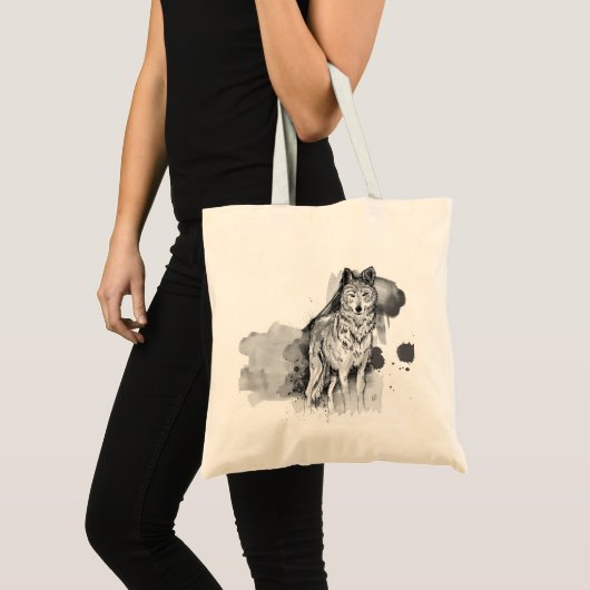 Wolf Canvas tas (Voorkant (product))