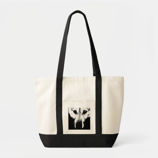 Wolf Canvas tas Wolf Pup Art Wildlife Bags & Gifts (Voorkant)