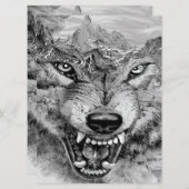  Wolf Canvas | Uniek cadeauidee (Voorkant / Achterkant)