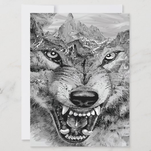  Wolf Canvas | Uniek cadeauidee (Voorkant)