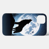 Wolf Case-Mate iPhone Case (Achterkant (horizontaal))