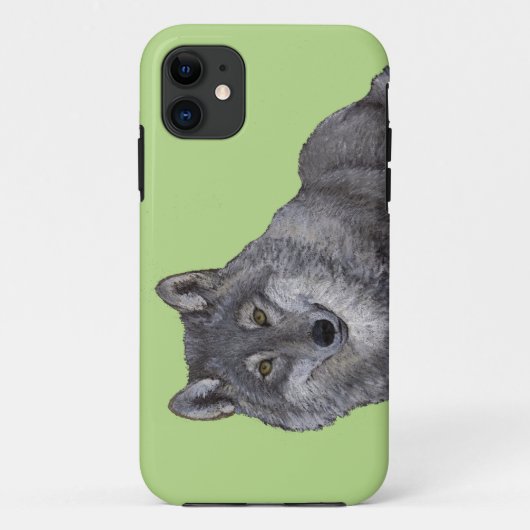 Wolf Case-Mate iPhone Case (Achterkant)