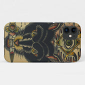 wolf Case-Mate iPhone case (Achterkant (horizontaal))